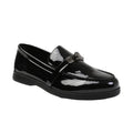 Front - Where´s That From Womens/Ladies Monaco Metal Detail Wide Loafers