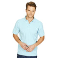 Light Blue - Back - Absolute Apparel Mens Precision Polo Shirt