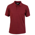 Burgundy - Front - Absolute Apparel Mens Precision Polo Shirt