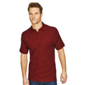 Burgundy - Back - Absolute Apparel Mens Precision Polo Shirt