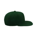 Green - Side - Atlantis Snap Back Flat Visor 6 Panel Cap