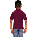 Maroon - Back - Casual Classic Childrens-Kids Polo