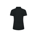 Black - Side - Casual Classic Womens-Ladies Polo