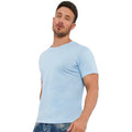 Light Blue - Side - Casual Classic Mens Ringspun Tee