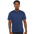 Navy - Back - Casual Classic Mens Ringspun Tee