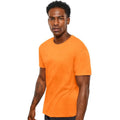 Orange - Back - Casual Classic Mens Ringspun Tee