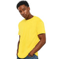 Yellow - Back - Casual Classic Mens Ringspun Tee