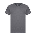 Dark Heather - Front - Casual Classic Mens Ringspun Tee