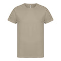 Ecru - Front - Casual Classic Mens Ringspun Tee