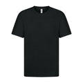 Black - Front - Casual Classic Mens Ringspun Tee