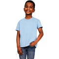 Light Blue - Front - Casual Classic  Childrens-Kids Ringspun Tee