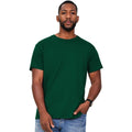 Forest Green - Front - Casual Classics Mens Premium Ringspun Tee