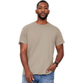 Sand - Front - Casual Classics Mens Premium Ringspun Tee