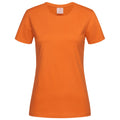 Orange - Front - Stedman Womens-Ladies Classic Tee