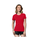 Scarlet Red - Back - Stedman Womens-Ladies Classic Tee