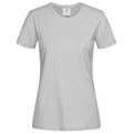 Soft Grey - Front - Stedman Womens-Ladies Classic Tee