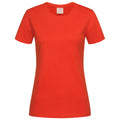 Brilliant Orange - Front - Stedman Womens-Ladies Classic Tee