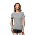 Heather Grey - Back - Stedman Womens-Ladies Classic Tee