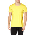 Daisy Yellow - Back - Stedman Mens Stars Ben Crew Neck Tee