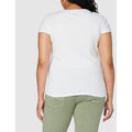 White - Side - Stedman Womens-Ladies Claire Crew Neck Tee