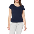 Blue - Back - Stedman Womens-Ladies Claire Crew Neck Tee