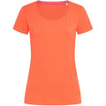 Salmon Pink - Front - Stedman Womens-Ladies Claire Crew Neck Tee