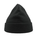 Dark Grey - Side - Atlantis Blog Waffle Beanie