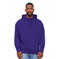 Purple - Front - Casual Classics Mens Ringspun Cotton Hoodie