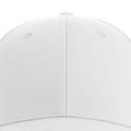 White - Side - Atlantis Unisex Adult Joshua 6 Panel Cap