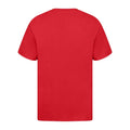 Red - Back - Casual Classics Unisex Adult Ringspun Cotton Organic T-Shirt