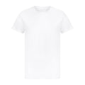 White - Front - Casual Classics Unisex Adult Ringspun Cotton Organic T-Shirt