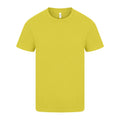 Yellow - Front - Casual Classics Unisex Adult Ringspun Cotton Organic T-Shirt