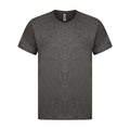 Charcoal - Front - Casual Classics Unisex Adult Ringspun Cotton Organic T-Shirt