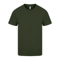 Forest Green - Front - Casual Classics Unisex Adult Ringspun Cotton Organic T-Shirt