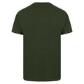 Forest Green - Back - Casual Classics Unisex Adult Ringspun Cotton Organic T-Shirt