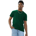 Forest Green - Side - Casual Classics Unisex Adult Ringspun Cotton Organic T-Shirt