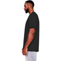 Black - Side - Casual Classics Mens Core Ringspun Cotton T-Shirt