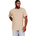 Sand - Front - Casual Classics Mens Core Ringspun Cotton T-Shirt