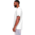 White - Side - Casual Classics Mens Core Ringspun Cotton T-Shirt