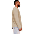 Sand - Side - Casual Classic Mens Ringspun Cotton Long-Sleeved T-Shirt