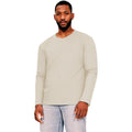 Ecru - Front - Casual Classic Mens Ringspun Cotton Long-Sleeved T-Shirt