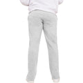 Heather Grey - Back - Casual Classics Mens Blended Core Ringspun Cotton Regular Jogging Bottoms