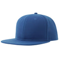 Royal Blue - Front - Atlantis Unisex Adult 6 Panel Sustainable Flat Peak Baseball Cap