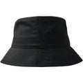 Black - Back - Atlantis Childrens-Kids Mayo Sustainable Bucket Hat