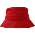 Red - Back - Atlantis Childrens-Kids Mayo Sustainable Bucket Hat