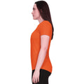 Orange - Side - Casual Classics Womens-Ladies Original Tech T-Shirt