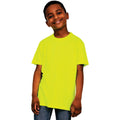 Yellow - Front - Casual Classics Childrens-Kids Original Tech T-Shirt