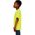 Cyber Yellow - Side - Casual Classics Childrens-Kids Original Tech T-Shirt