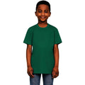 Forest Green - Front - Casual Classics Childrens-Kids Original Tech T-Shirt