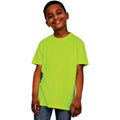 Lime - Front - Casual Classics Childrens-Kids Original Tech T-Shirt